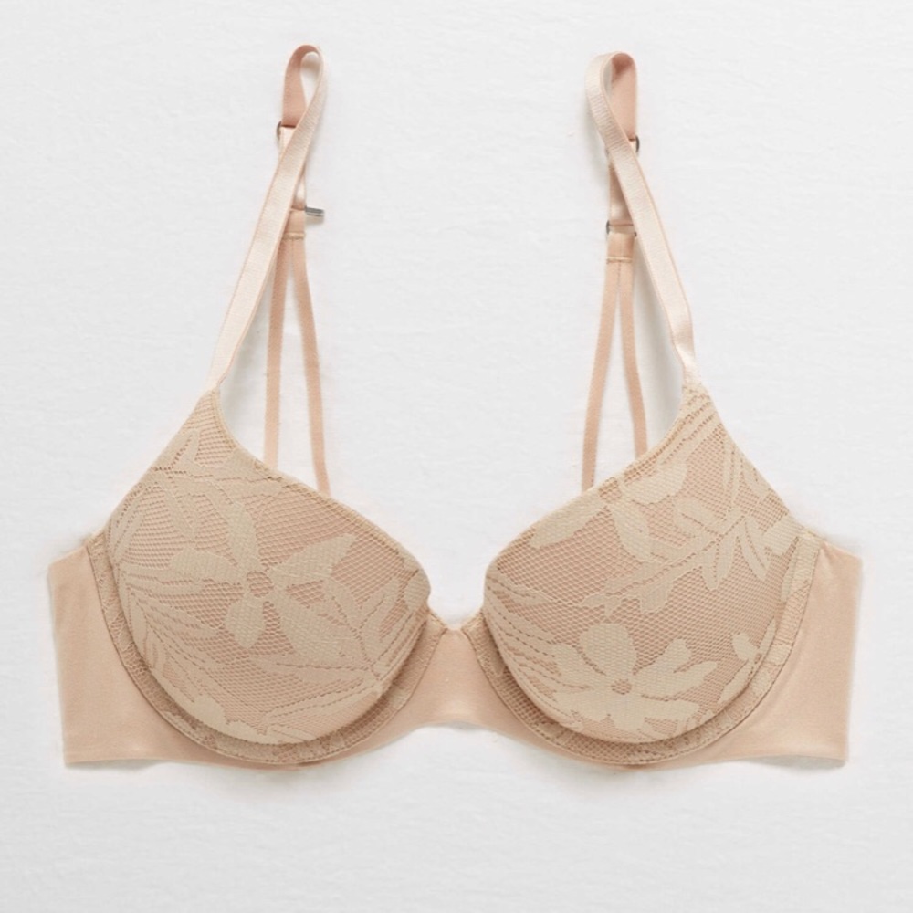 NWOT aerie real sunnie demi push up bra